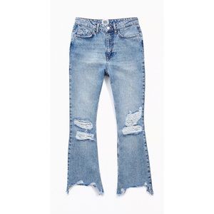 NWT BDG Wilco High-Waisted Cropped Flare Jean size 25